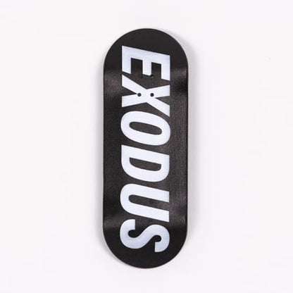Exodus Deep Concave Fingerboard Deck (Black Bold, 32mm)