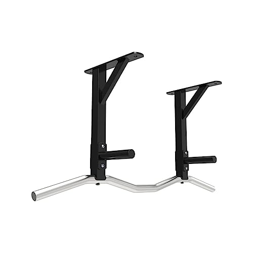 Fitness Equipment Ceiling Steel Fitness Horizontal Bar, Pull Up Bar Wall Mounted Chin Up Bar, Home Gym Strength Training Bar, Load 660 LBS
