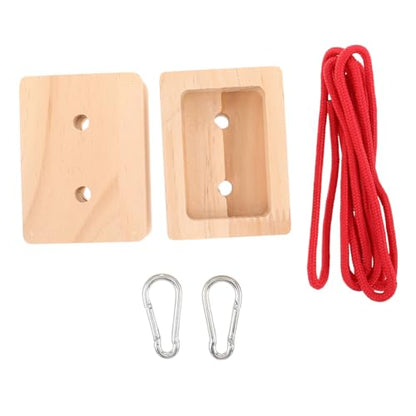 2pcs Portable Wooden Hangboard for Rock Climbing Finger Trainer with Lightweight Design and Modular Features for Rock Climbing Training and Fitness Routines