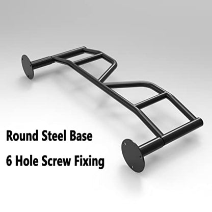 Wall-Mounted Pull Up Bar, Steel Horizontal Bar, Adjustable Distance Wall Climbing Frame Pull-up Bar, Load 300KG