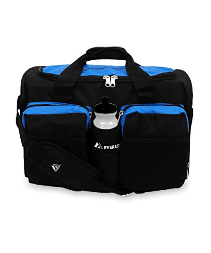 Everest Gym Bag with Wet Pocket, Royal Blue - color: Royal Blue