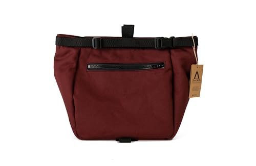 STATIC Chalk Bucket for rock climbing -Bouldering Chalk Bucket - color: Burgundy