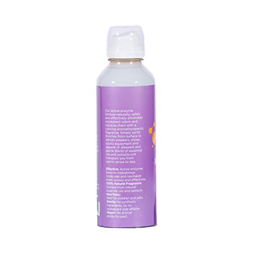 Shoe & Sports Odor Neutralizer,- calming aroma - 100% natural essential oils - active enzyme formula naturally, safely and effectively eliminates odors - 5 oz, pack of 2