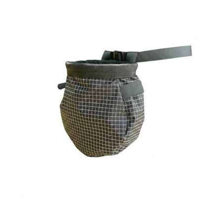 Climbing Chalk Bag with Drawstring Closure Lightweight Waist Pouch for Rock Climbing & Bouldering 6.7 Inch Opening - color: Black
