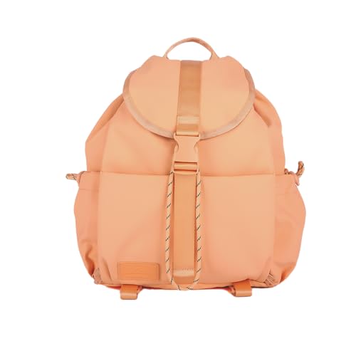 EKE Gym Yoga Tennis Backpack Sport Gift Versatile for Travel Commuting Swim Skateboard Badminton Casual Waterproof Women Men - color: Peachy, size: Small 15in