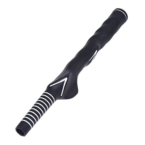 traderplus Right-Handed Golf Swing Training Grip Trainer, Black - color: 1 Pack
