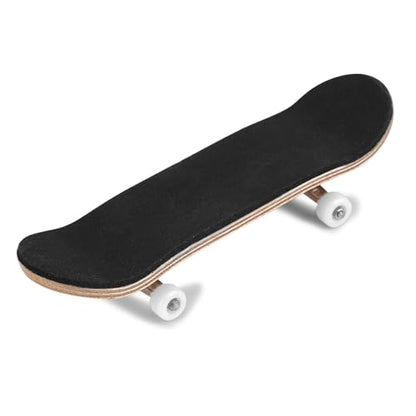 1Pc Maple Wooden Alloy Fingerboard Finger Skateboard Box with Reduce Pressure Kids - color: White