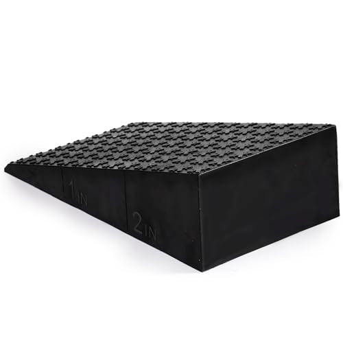 Yarlung 2 Pack Squat Wedge Block, Non-Slip Slant Board for Heel Elevated Squat, Calf Stretch, Home Gym, Enhance Mobility and Strength Performance