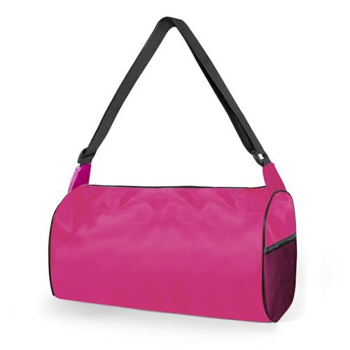 C&F BOGMOST Small Gym Bag for Women & Men,Small Lightweight Duffel Bag Carry On Bags Mini Duffel Travel Bag Waterproof Sports Bags for Workout/Sport/Travel, Rose Red - color: A2-Rose Red-Small, size: 15 INCHES