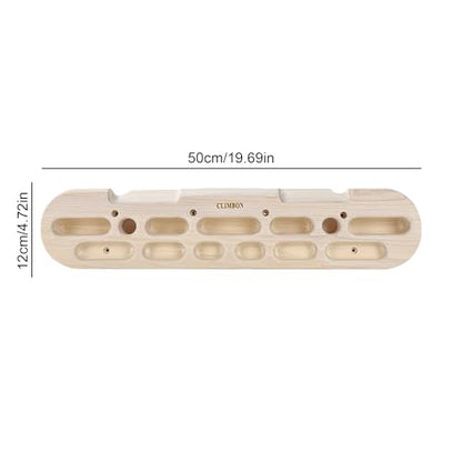 Wooden Hold Board Wall Climb Handle Frame Rock Climbing Pull Up Training | Climbing Wall Climb Handle Frame for Indoor Home Gym - color: B