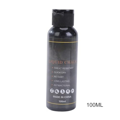 Chalk Liquid Fast Drying - 100ml Anti-Slip Hand Powder | Sports Liquid Grip Chalk for Rock Climbing Badminton Weightlifting Gymnastics Fitness Tennis Golf - color: Black