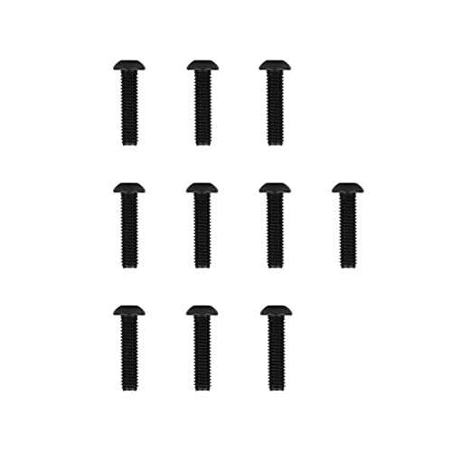 Atomik Climbing Holds Set of 10 Button Head 1-1/2 Inch Indoor Bolts - size: 10 Pack 1.5 in Button Head Indoor