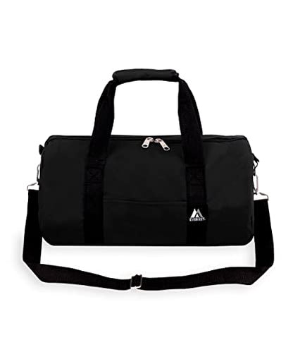 Everest 16-Inch Round Duffel, Black, One Size