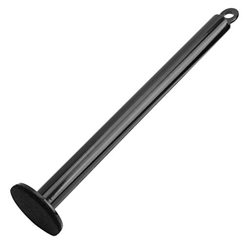 Barbell Loading Pin, Steel Weight Lifting Loading Pin for DIY Fitness Equipment, 250 lb Capacity Barbell Support Rod with Non - Slip Sponge Base, 12.6 in Long for Wrist