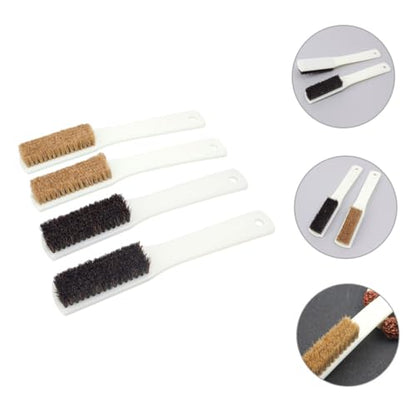 Zerodeko 16pcs Bouldering Brush Sturdy Handle for Rock Cleaning Walnut Stone Cleaning Tool Coarse Wild Boar Bristles for Climbing Holds and Chalk Removal