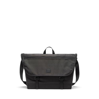 Herschel Supply Co. Cove Messenger - color: Black Diamond/Black, size: Medium