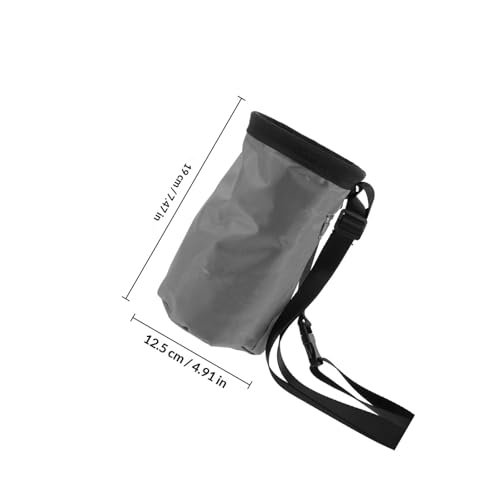 Outanaya Anti-Slip Rock Climbing Chalk Bag with Wear-Resistant Oxford Fabric and Fleece, Outdoor Mountaineering Powder Storage Bag with D-Ring Clip for Climbing Enthusiasts and Campers
