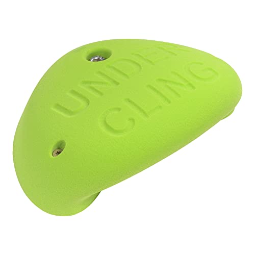 Atomik Climbing Holds Educational Undercling in Lime Green