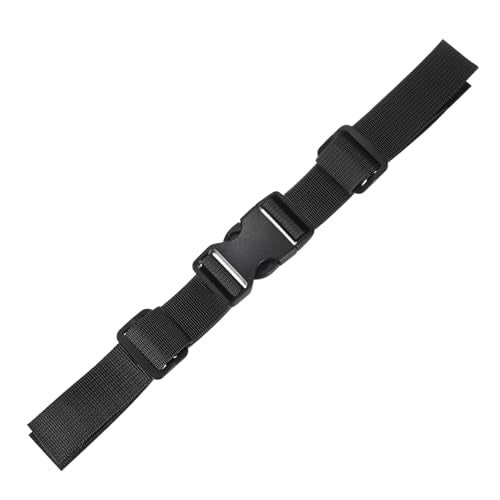 Backpack Chest Strap Adjustable Sternum Straps for Backpack Replacement & Hiking & Jogging - color: Black