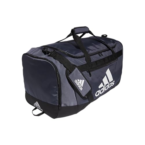 adidas Unisex Defender 4.0 Gym Duffel Bag for Men and Women - color: Team Onix Grey, style: Large (110l)