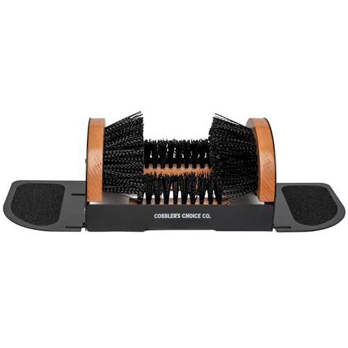 Cobbler's Choice Boot Scraper - Outdoor Shoe Scrubber Cleaner Brush - Weather Industrial - Heavy Duty