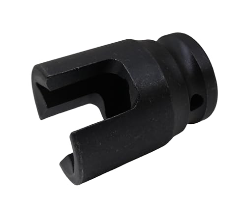 1/2" Drive Multi-Purpose Lineman Socket, 3/4" 4-Point, 9/16" Slot | Fits Square Nuts, Eye Bolt, J-hooks, Hot-line & Grounding Clamps, Heat Treated Cr-V Alloy Steel