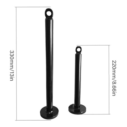 Equipment Dumbbell Barbell Rack Holder Weight Plate Loading Pin Dumbbell Rack, Weightlifting Holder Stand Fitness Loading Pin - color: Diameter 0.8 x 12.6 inches (20