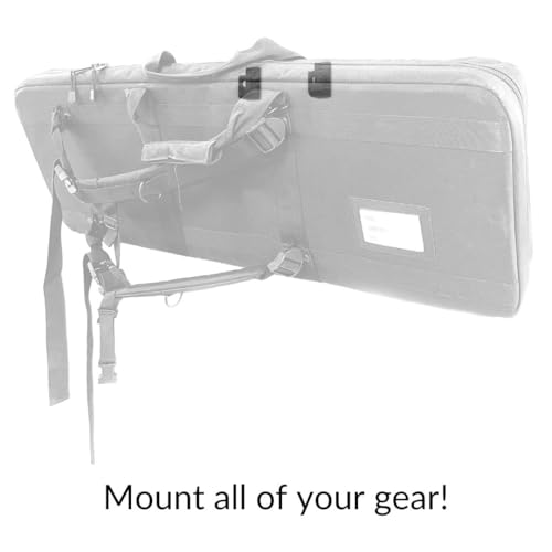 Spartan Mounts 2 Pcs Molle Loop Hook for Saddle Hunting/Bow Hunting/Climbing Sticks/Climbing Platform, Molle Accessories, Molle Clip for Saddle Hunting Accessories, Molle Hook and Loop