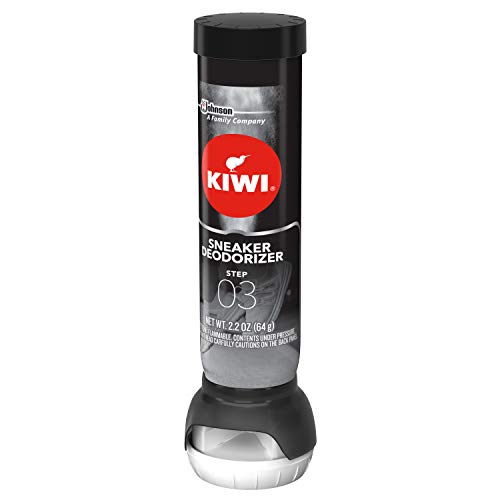 Kiwi Sneaker Deodorizer Shoe Freshener, Black, Accessories Years US, 2.2 Ounce (Pack of 1)