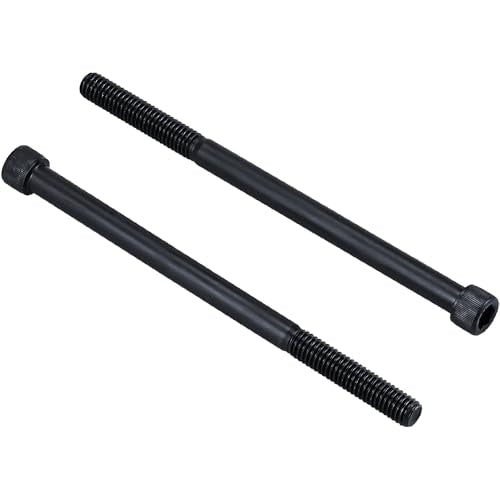 5/16-18 x 5" Socket Head Cap Screws Bolts, 12.9 Grade Alloy Steel, Black Oxide Finish, Allen Hex Drive, Partial Thread, 6 PCS - size: 5/16-18 x 5"