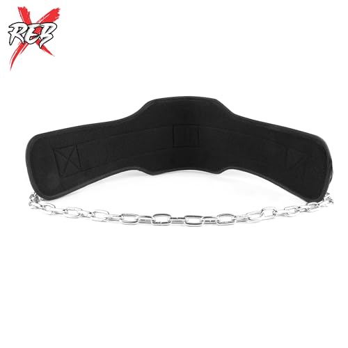 Weight Belt – Heavy-Duty Nylon Dip Belt with Neoprene Padding – Ideal for Pull-Ups, Chin-Ups, Dips, Squats & Strength Training – Unisex Weightlifting Belt