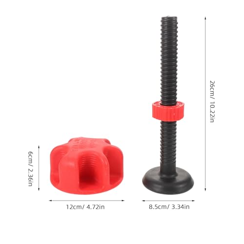 Adjustable Finger Gripper and Five- Strength Trainer Set for 2.5-4.2cm Plate Holes, Red Hand and Finger Extension Exerciser for Climbing and Arm Wrestling Strength Training