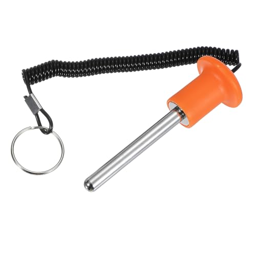 Gym Pin Weight Stack Pin Strength Training Lifting Equipment Replacement with Pull Rope Fitting for Club - color: Orange, size: 0.4 x 3.1 Inch