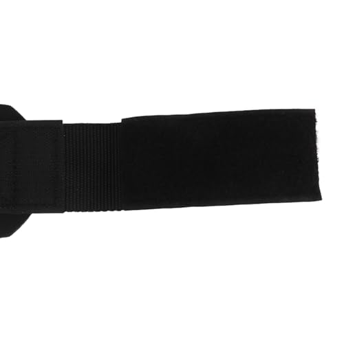 Powerlifting Straps Dual Hook Design Increase Grip Strength for Strength Training Weightlifting Exercises 2pcs Black