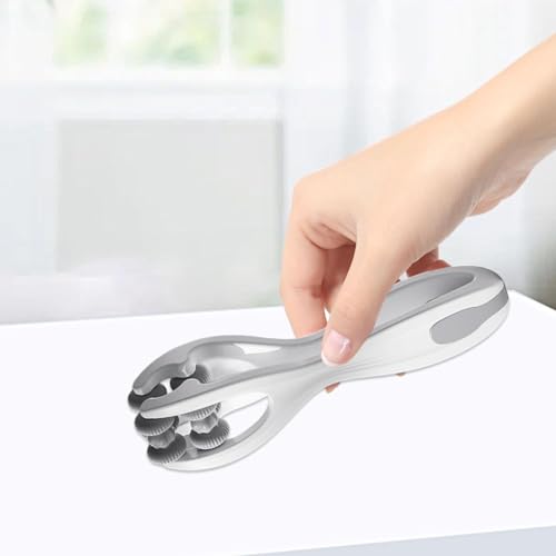 Finger Roller Massager, Hand Massage Roller Tools, Double Silicone Roller Massage for Points Relax, Gray