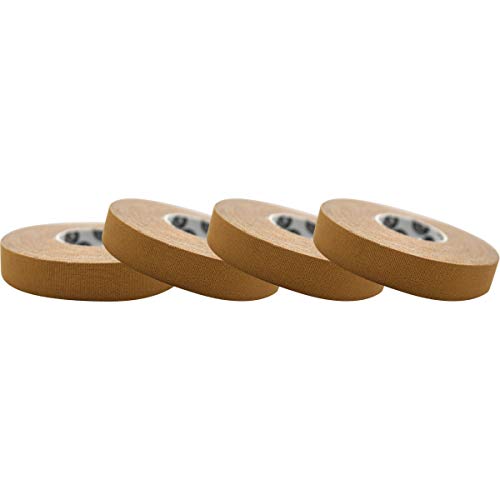 Monkey Tape 4-Pack (0.5” x 15yds, Tan) Premium Jiu Jitsu Sports Athletic Finger Tape - for BJJ, Grappling, MMA, & Judo - color: Tan, size: 0.5 Inch (Pack of 4)