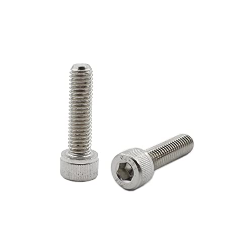 20 PCS Socket Head Cap Screws, TTZEZE 304 Stainless Steel Metric Machine Bolts Hex Socket Screw, Socket Drive Bright Finish Full Machine Threads for Shelf Chair Desk Install Repair (M8x16mm) - color: M8, size: 16mm
