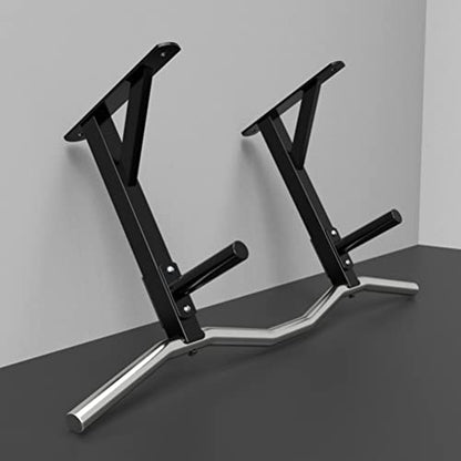 Fitness Equipment Wall Mounted Pull Up Bar, Space Saving Ceiling Steel Fitness Horizontal Bar, Home Gym Strength Training Bar, Load 661 LB