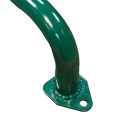 Gorilla Playsets 08-0002-FM Safety Handle Attachment for Swing Set or Playhouse, One 37" Metal Flush Mount Handle, Green
