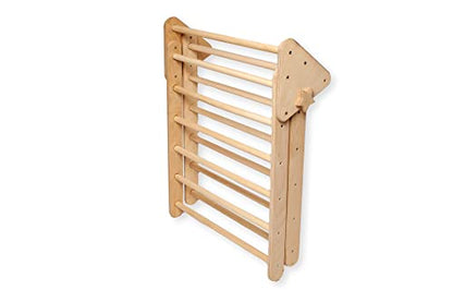 Climbing Montessori Medium Triangle | Montessori Climbing Triangle for Kids | Wooden Climbing Indoor Frame | Climbing Frame for Children & Toddler (Triangle) - style: Triangle-Wooden