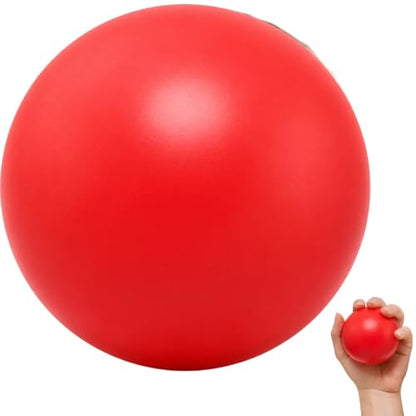 Hand Exercise Grip Ball, Finger Strengthener, Wrist and Hand Training Tool for Sports and Fitness - color: Red