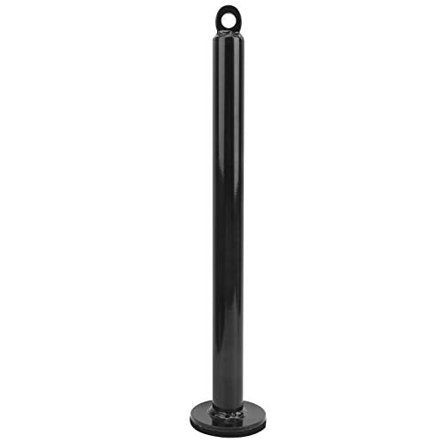 Barbell Loading Pin, Steel Weight Lifting Loading Pin for DIY Fitness Equipment, 250 lb Capacity Barbell Support Rod with Non - Slip Sponge Base, 12.6 in Long for Wrist