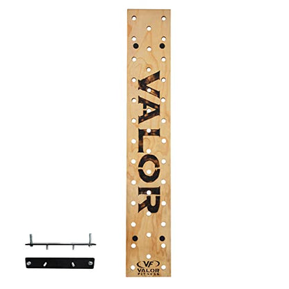 Valor Fitness Climbing Peg Board – Wall Mounted Plywood for Gym, Ninja Training, Cross Training, Rock Climbing & Gymnastics Workout Equipment - color: PG-1 Climbing Peg Board