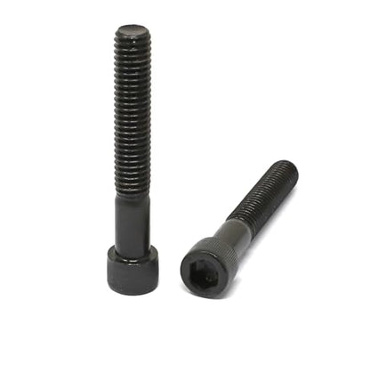 iexcell 5 Pcs 3/8-16 x 2-1/2" Partially Threaded Alloy Steel 12.9 Grade Hex Socket Head Cap Screws Bolts Kit, Black Oxide Finish - size: 3/8-16 x 2-1/2" ( Partially Threaded )