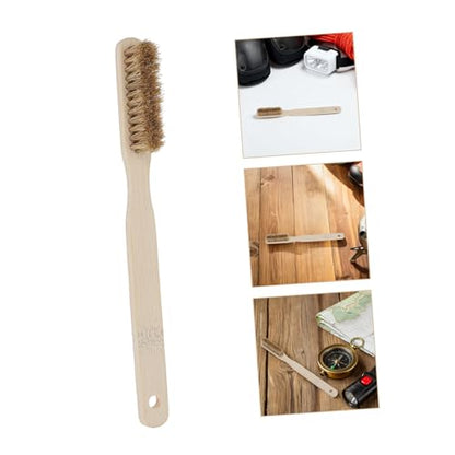 ULTECHNOVO Bouldering Brush Rock Cleaning Brush with Long Handle Boar Hair Bristles Mountaineering Chalk Cleaner for Indoor and Outdoor Climbing Holds