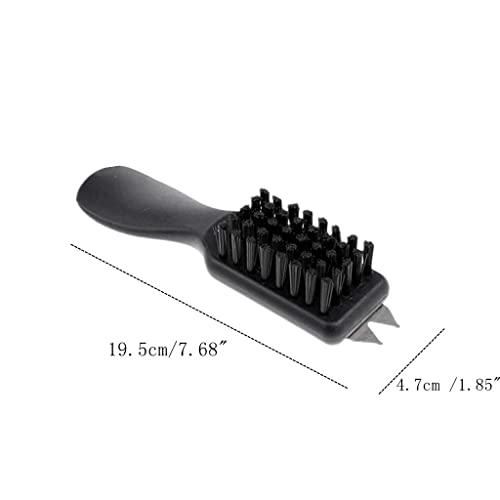2 Pieces Mud Brush for Boots Golf Shoes Brush Stiff Bristles Shoe Brush|Cleaner Dirt Remover Tools Mud Remover with Spike Wrench fit for Hiking Shoes Farm and Walking Boot Brush
