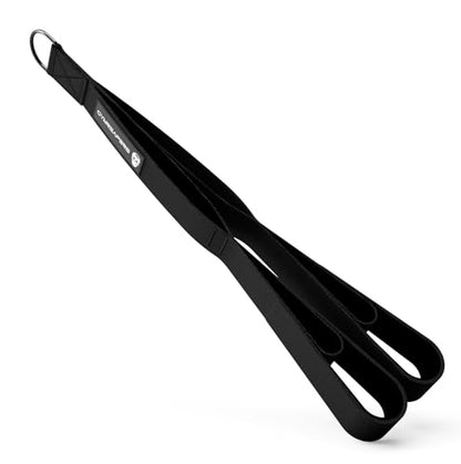 Gymreapers Tricep Rope Cable Attachment - Multi-Workout Tricep Pull Down Cable Attachment - Perfect Gym Cable attachments (3 Lengths Built in One) - color: Gray, size: Tricep Rope - 27"