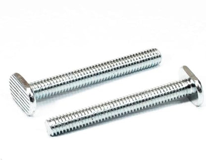 POWERTEC 72075 5/16"-18 Knobs & T Bolts Set 5pcs 5-Star Clamping Knobs with 20pcs 2-1/2 Inch Long T Slot Bolts for T Track Accessories, Feather Boards, Woodworking Jigs and Fixtures - size: 5/16"-18 Knobs (5pcs) & T Bolts Set (20pcs)
