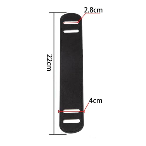 Replacement Shoulder Pad Anti Slip Cushion Shoulder Strap for Travel Backpack - color: Black L