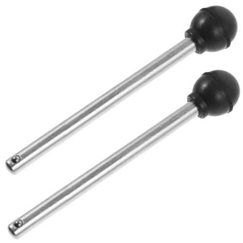 2PCS Weight Stack Pin, Round Loading Pin Replacement Stainless Steel Universal Weight Machine Pin Gym Equipment Exercise Strength Training Selector Lock Pin Weight Pin